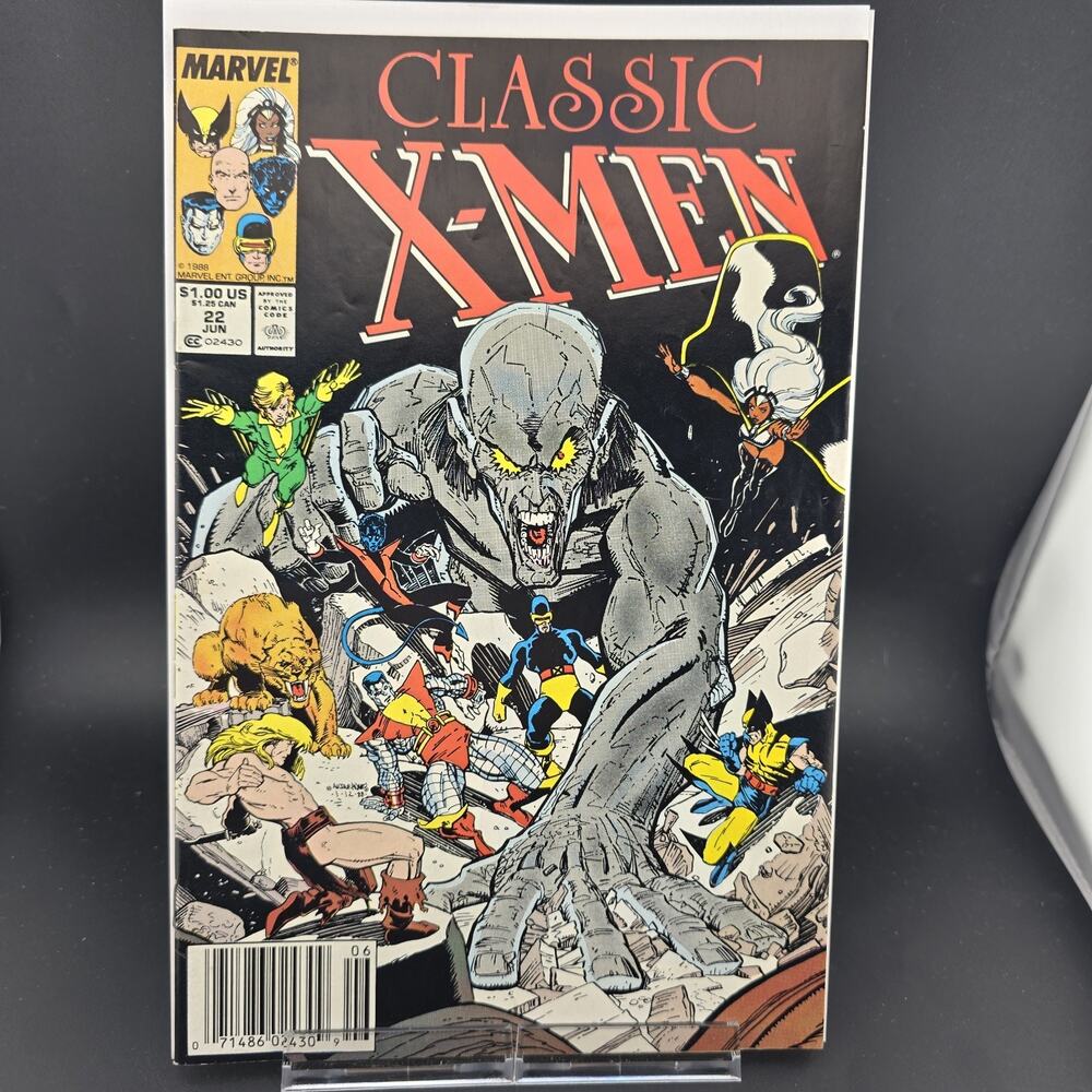 Classic X-Men #22 (Marvel 1988) VF+ 8.5 Arthur Adams Cover Claremont Newsstand